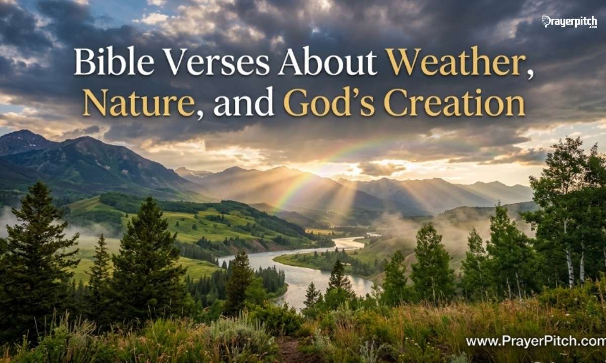 Bible Verses About Weather, Nature, and God's Creation