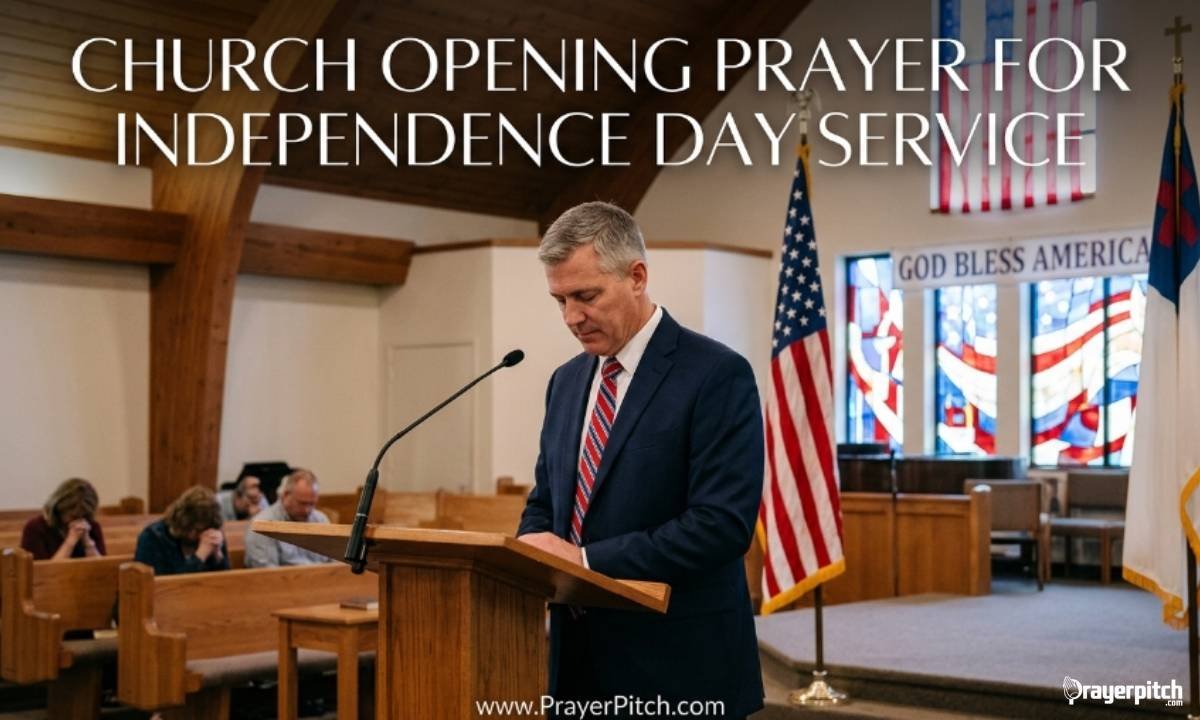 Church Opening Prayer for Independence Day Service
