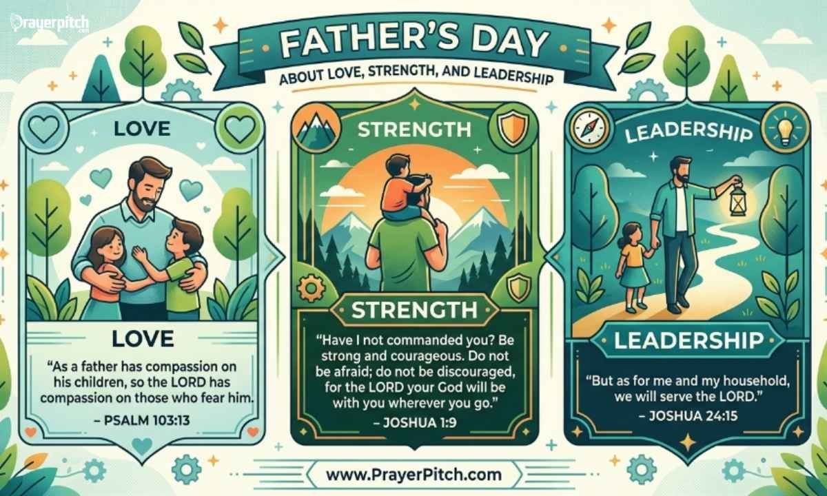 Father’s Day Bible Verses About Love, Strength, and Leadership