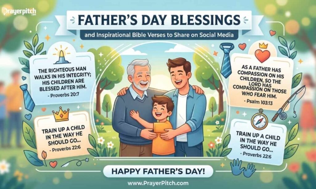 Father's Day Blessings and Bible Verses to Share on Social Media