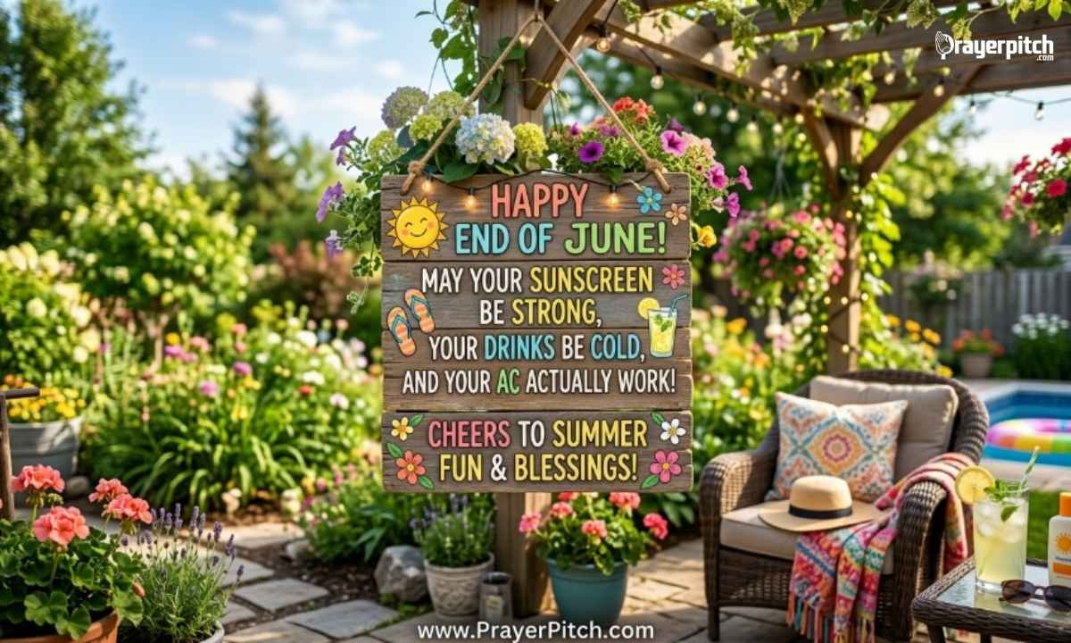 Funny End of June Blessings and Summer Sayings