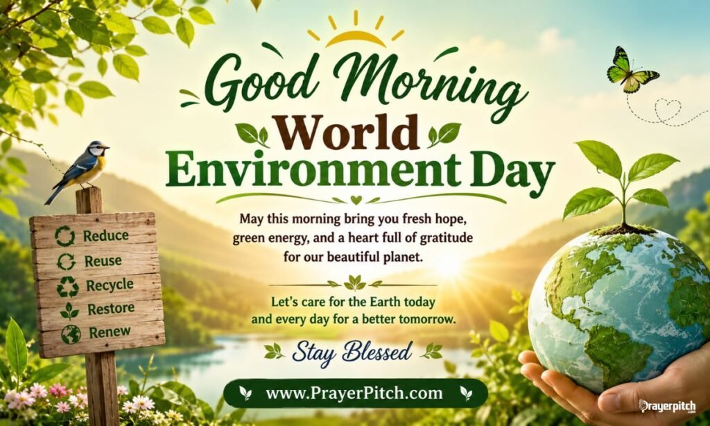 Good Morning World Environment Day Blessings