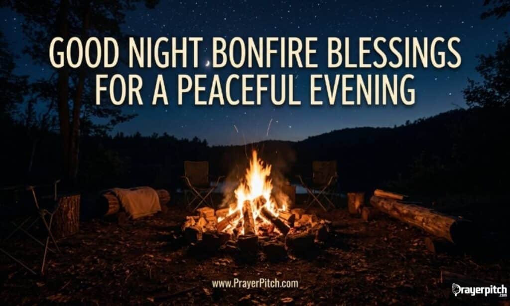 Good Night Bonfire Blessings for a Peaceful Evening
