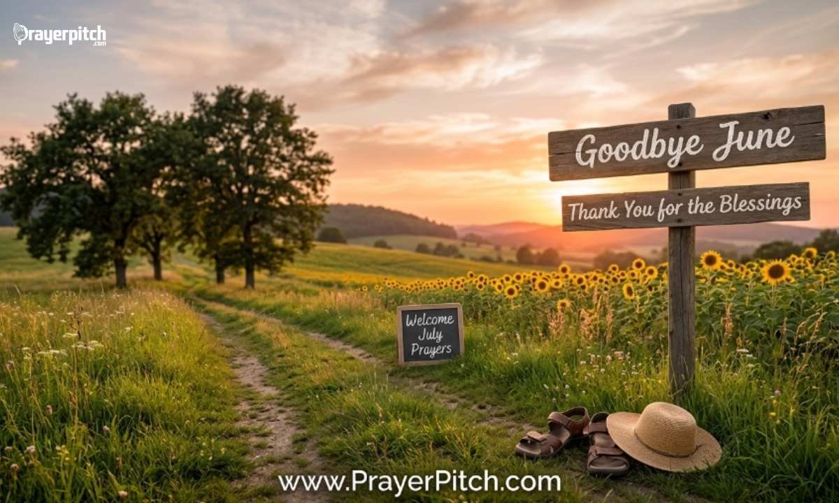 Goodbye June Blessings and Welcome July Prayers