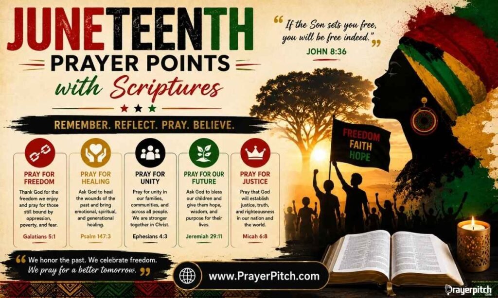Juneteenth Prayer Points with Scriptures