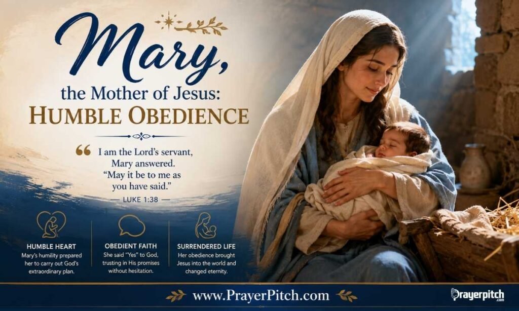 Mary, the Mother of Jesus Humble Obedience