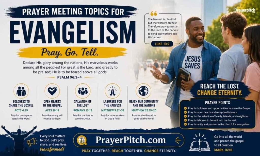 Prayer Meeting Topics for Evangelism