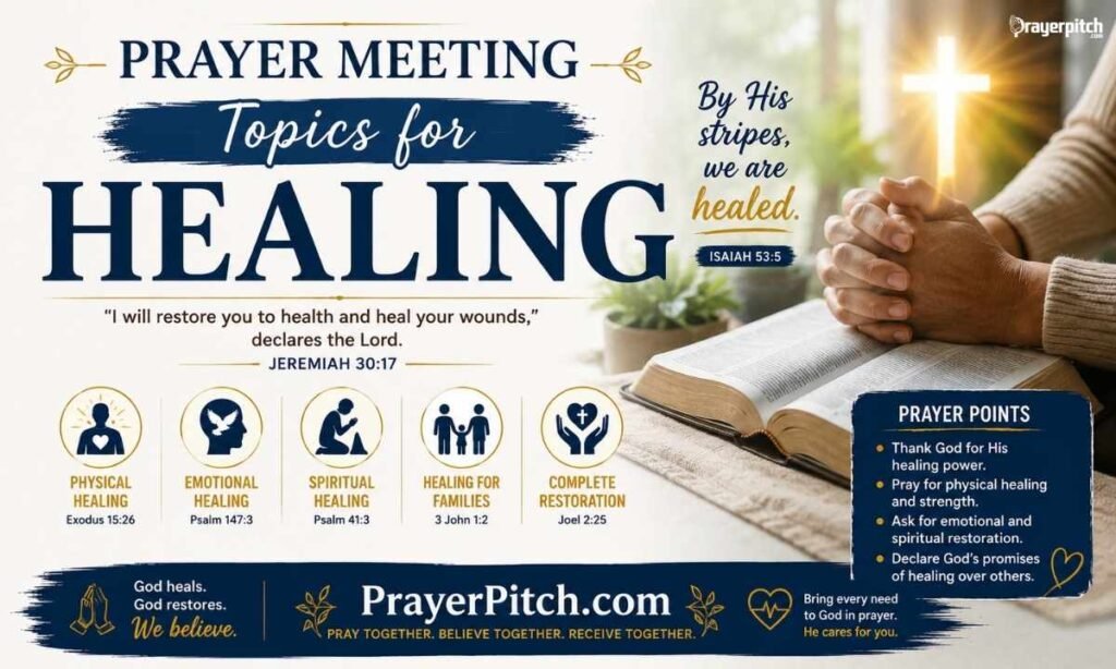 Prayer Meeting Topics for Healing