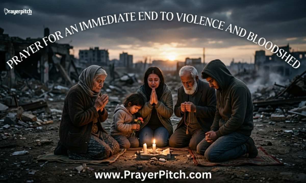 Prayer for an Immediate End to Violence and Bloodshed