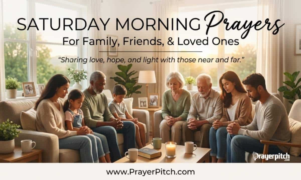 Saturday Morning Prayers for Family, Friends, and Loved Ones