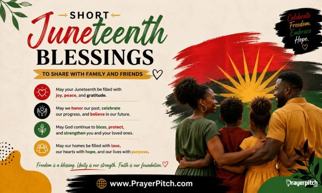 Short Juneteenth Blessings to Share with Family and Friends
