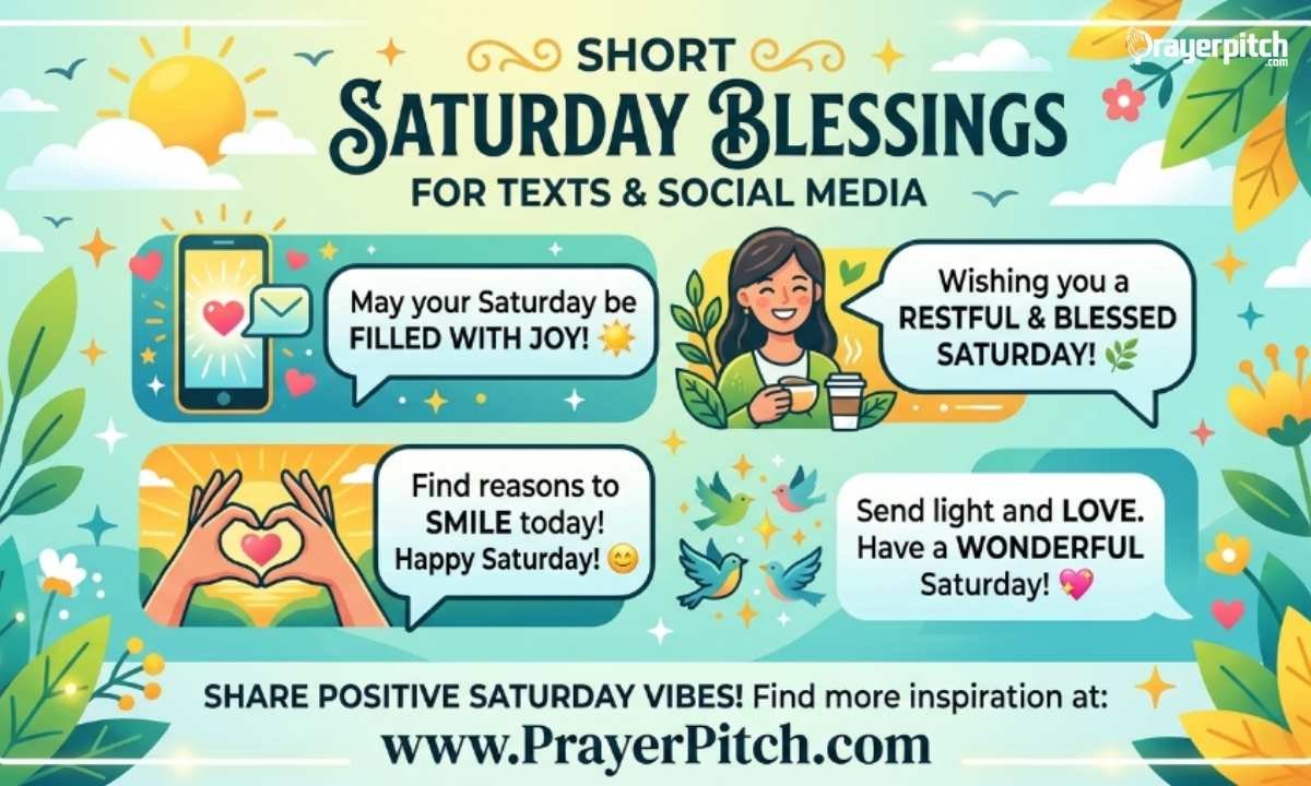 Short Saturday Blessings Messages for Texts and Social Media