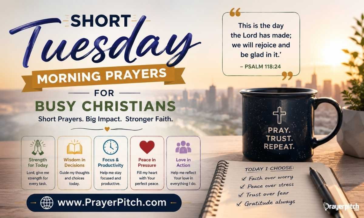 Short Tuesday Morning Prayers for Busy Christians