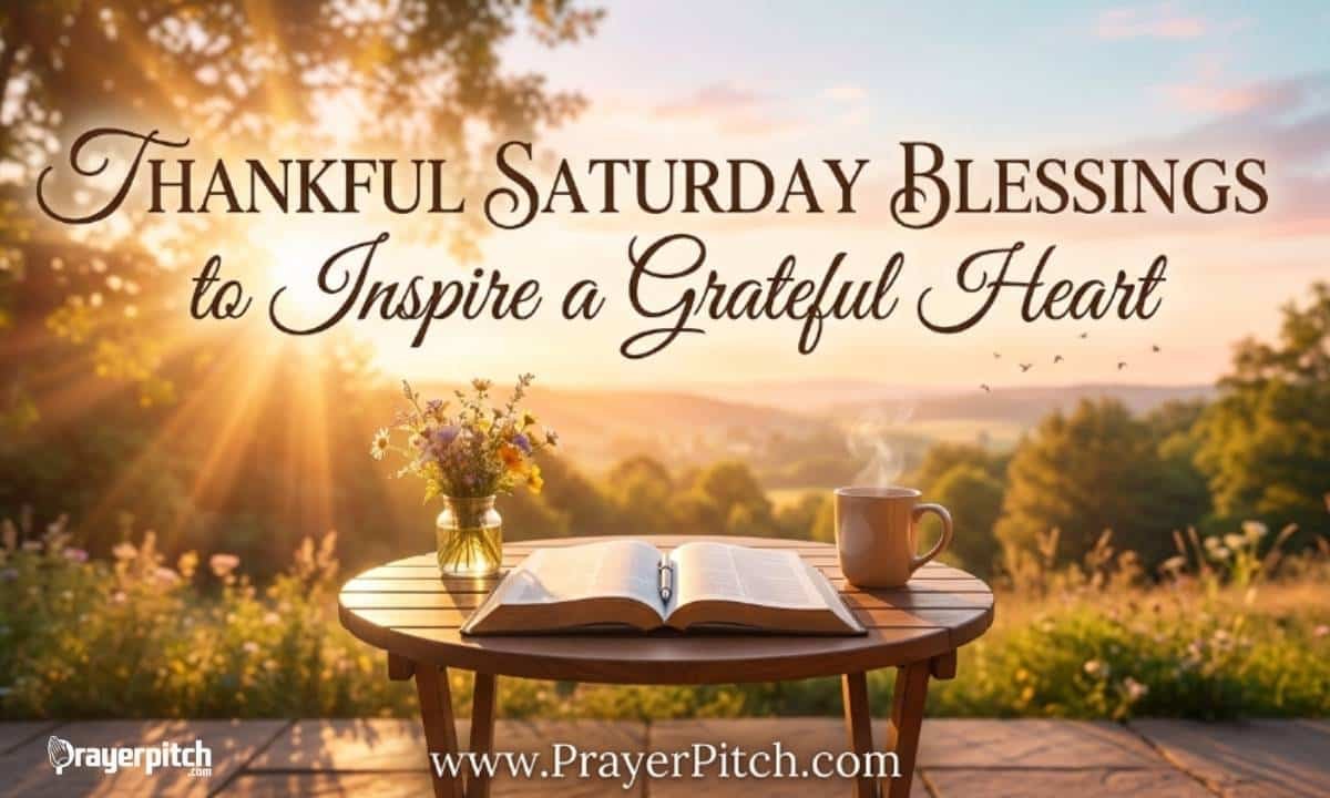 Thankful Saturday Blessings to Inspire a Grateful Heart
