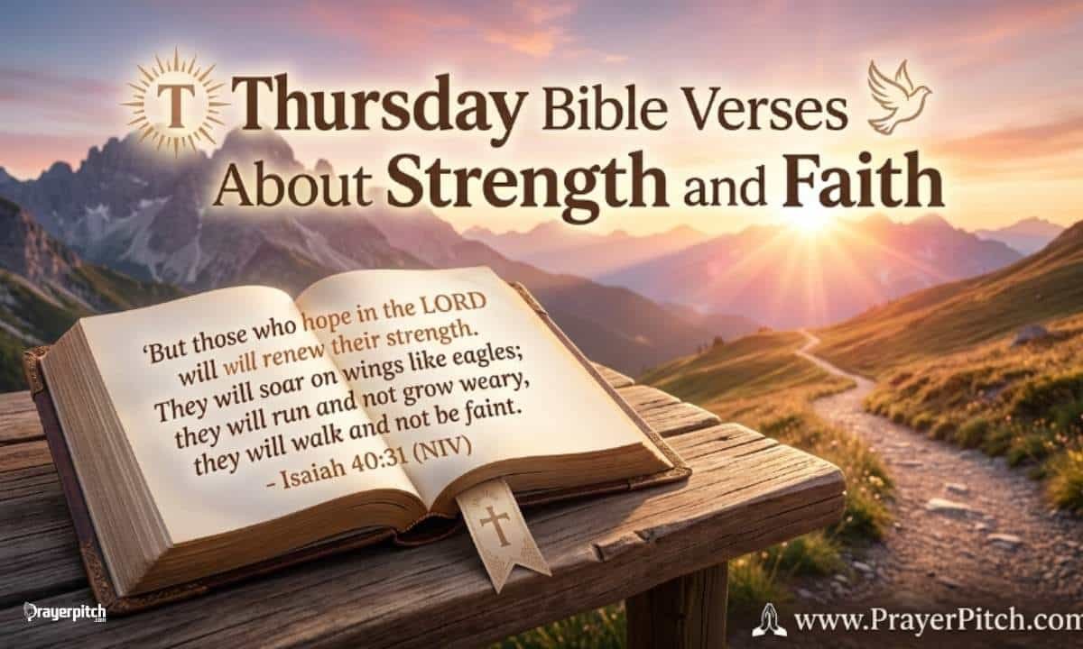 Thursday Bible Verses About Strength and Faith