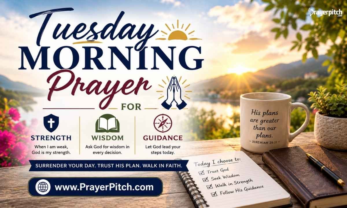 Tuesday Morning Prayer for Strength, Wisdom, and Guidance