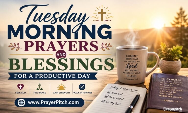 Tuesday Morning Prayers and Blessings for a Productive Day