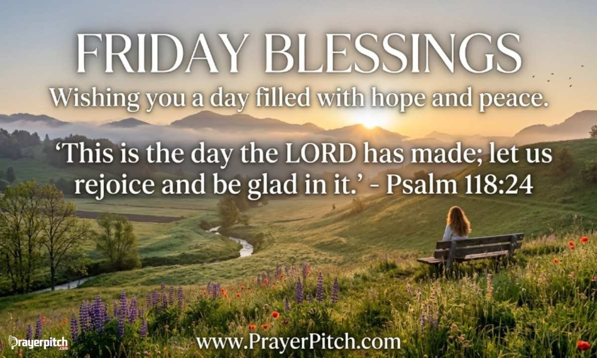 Christian Friday Blessings Images with Bible Verses
