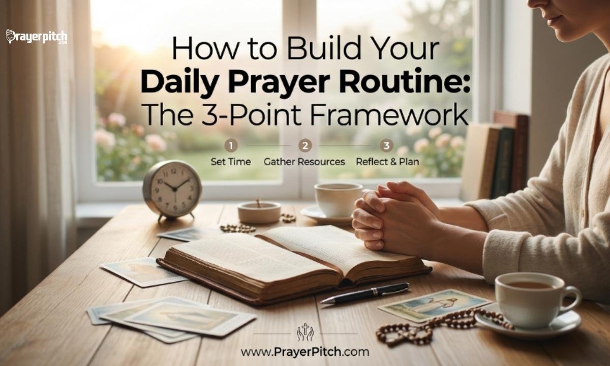 How to Build Your Daily Prayer Routine The 3-Point Framework