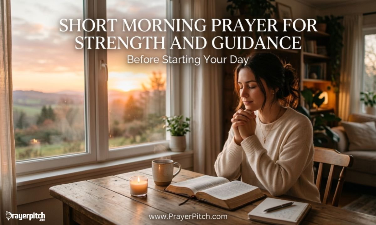 Short Morning Prayer for Strength and Guidance Before Starting Your Day