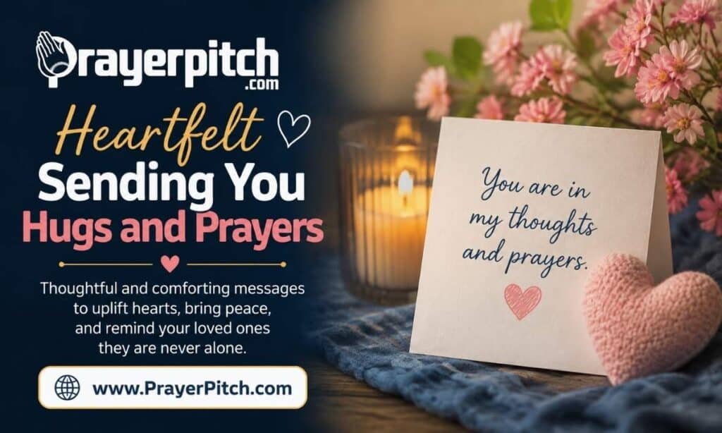Heartfelt Sending You Hugs and Prayers Messages