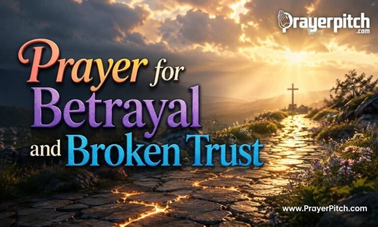 Prayer for Betrayal and Broken Trust