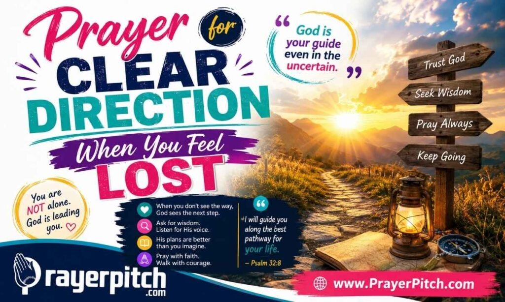 Prayer for Clear Direction When You Feel Lost