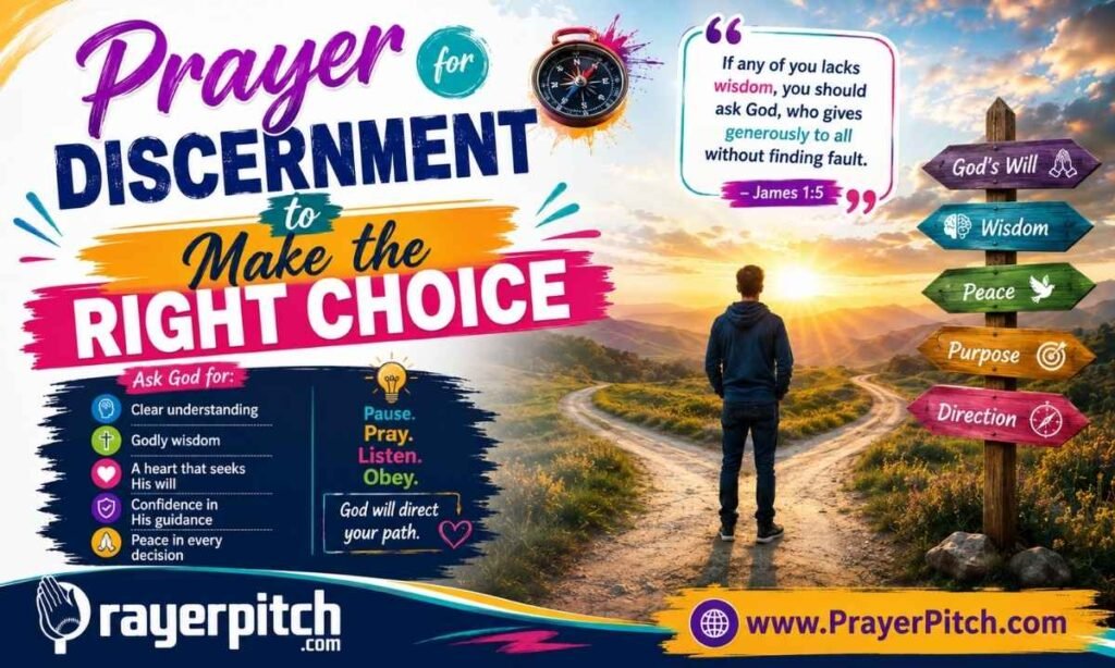 Prayer for Discernment to Make the Right Choice