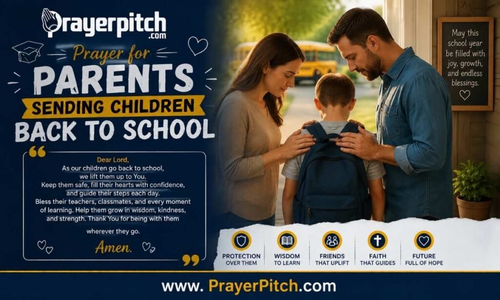 Prayer for Parents Sending Children Back to School