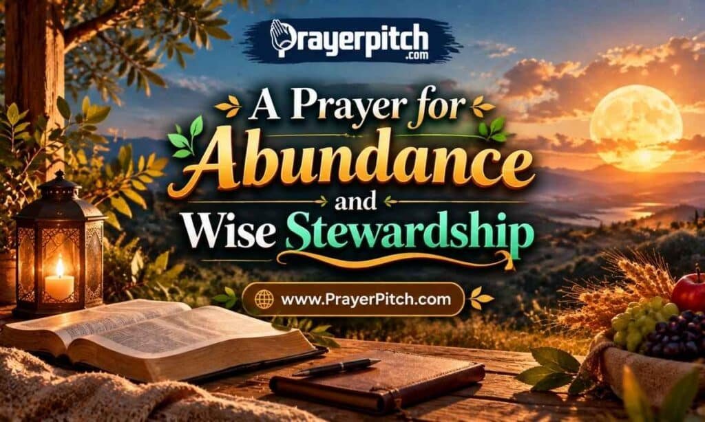 A Prayer for Abundance and Wise Stewardship