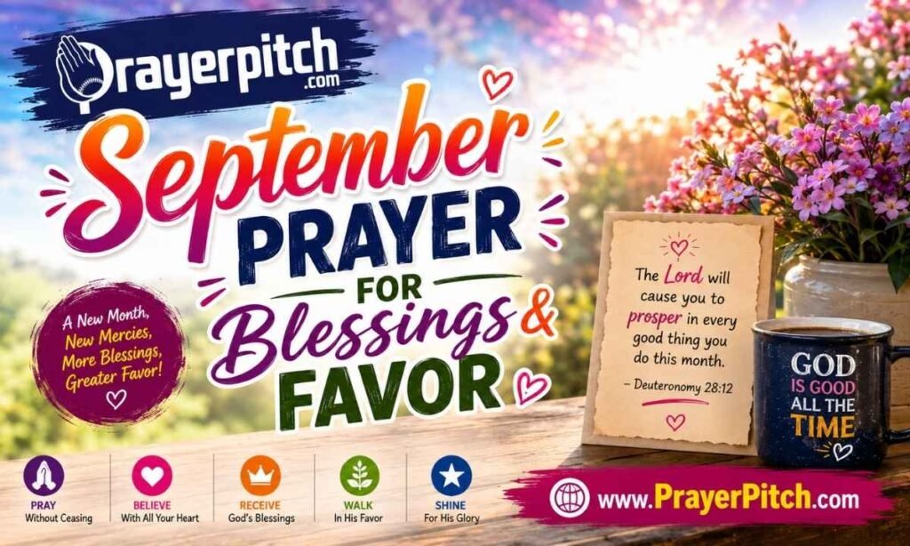 September Prayer for Blessings and Favor