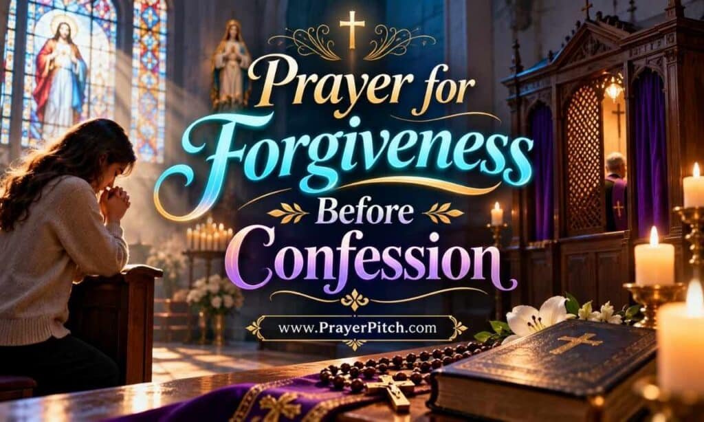 Prayer for Forgiveness Before Confession